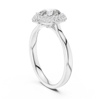 Beatrice Oval Cut Lab Grown Diamond Double Halo Engagement Ring