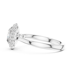 Beatrice Oval Cut Lab Grown Diamond Double Halo Engagement Ring