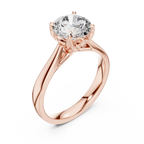 Josephina Round Brilliant Lab Grown Diamond Classic Solitaire Engagement Ring