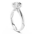 Josephina Round Brilliant Lab Grown Diamond Classic Solitaire Engagement Ring