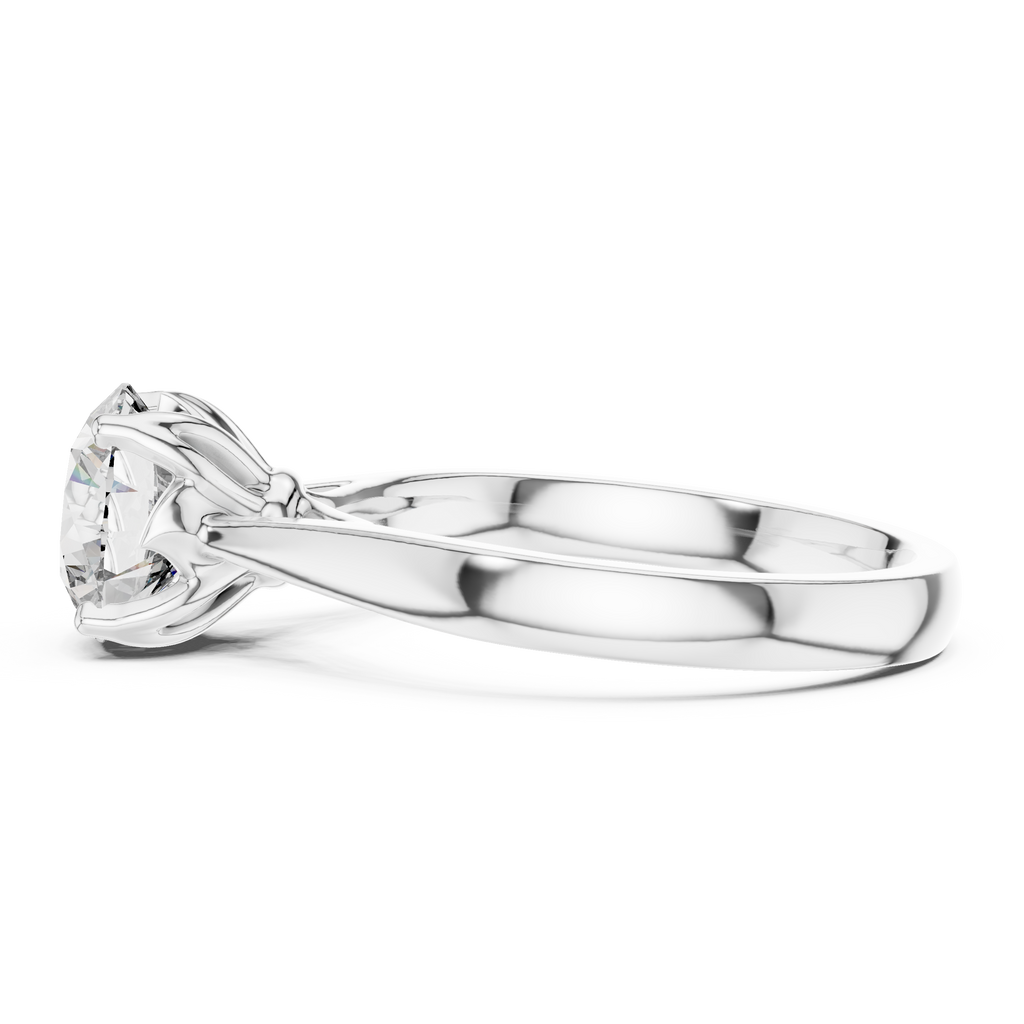 Josephina Round Brilliant Lab Grown Diamond Classic Solitaire Engagement Ring