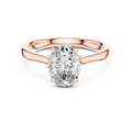 Odessa Oval Cut Lab Grown Diamond Hidden Halo Solitaire Engagement Ring
