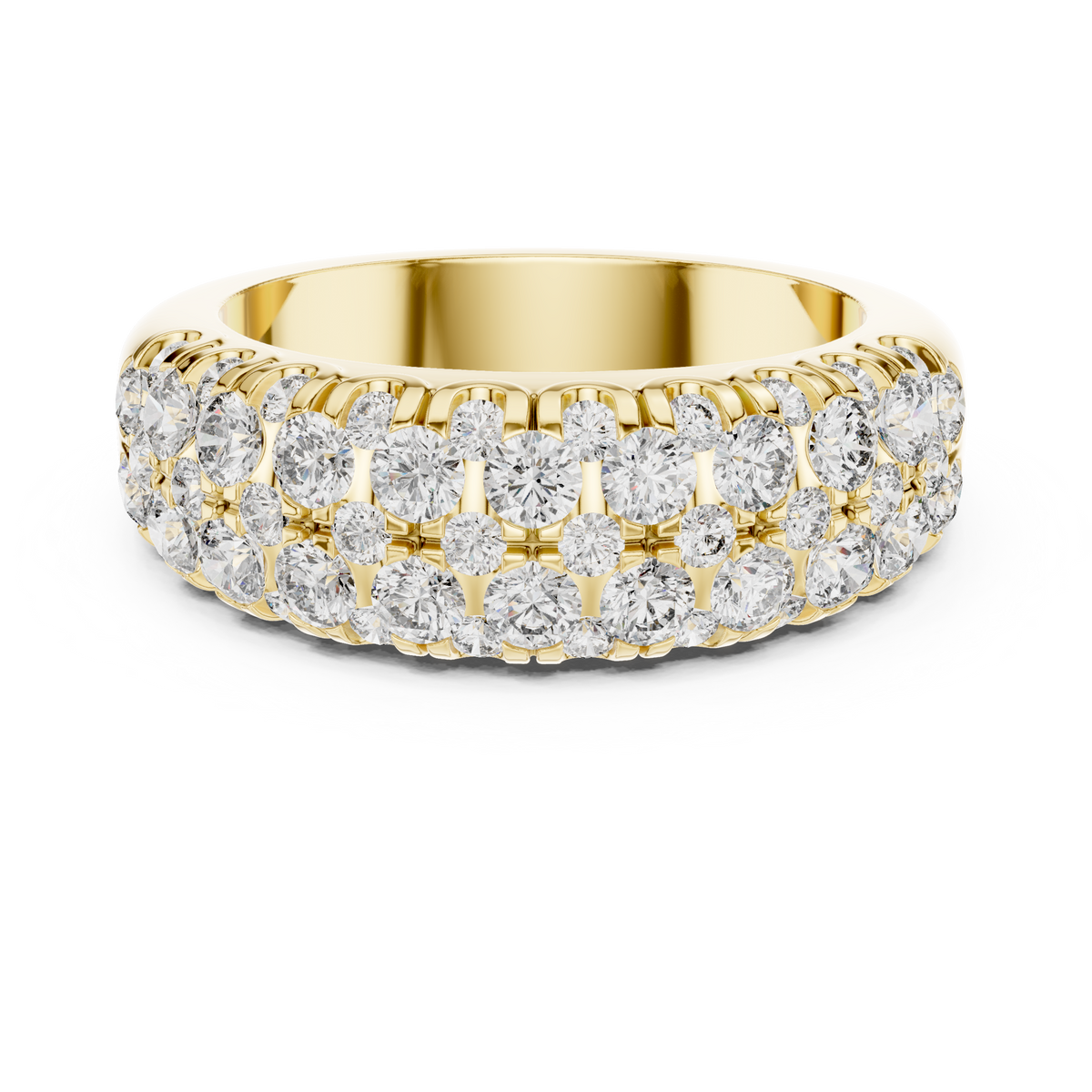 Valencia Pavé Lab Grown Diamond Band.