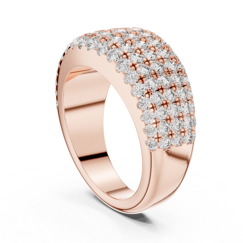 Aurelia Luxe Multi-Row Lab Grown Diamond Bangle