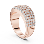Aurelia Luxe Multi-Row Lab Grown Diamond Bangle