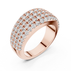 Aurelia Luxe Multi-Row Lab Grown Diamond Bangle