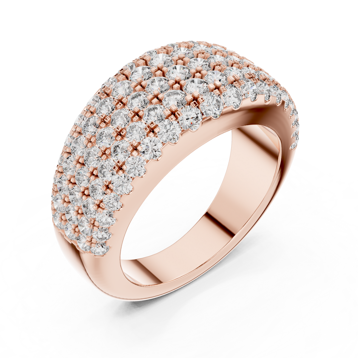 Aurelia Luxe Multi-Row Lab Grown Diamond Bangle