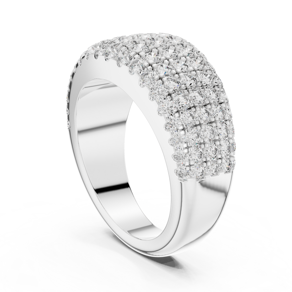 Aurelia Luxe Multi-Row Lab Grown Diamond Bangle