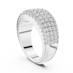 Aurelia Luxe Multi-Row Lab Grown Diamond Bangle