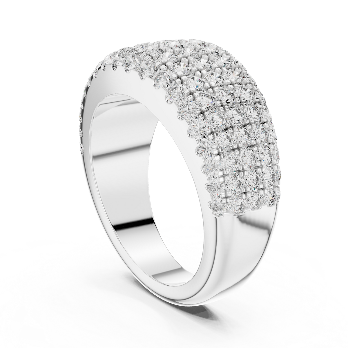 Aurelia Luxe Multi-Row Lab Grown Diamond Bangle