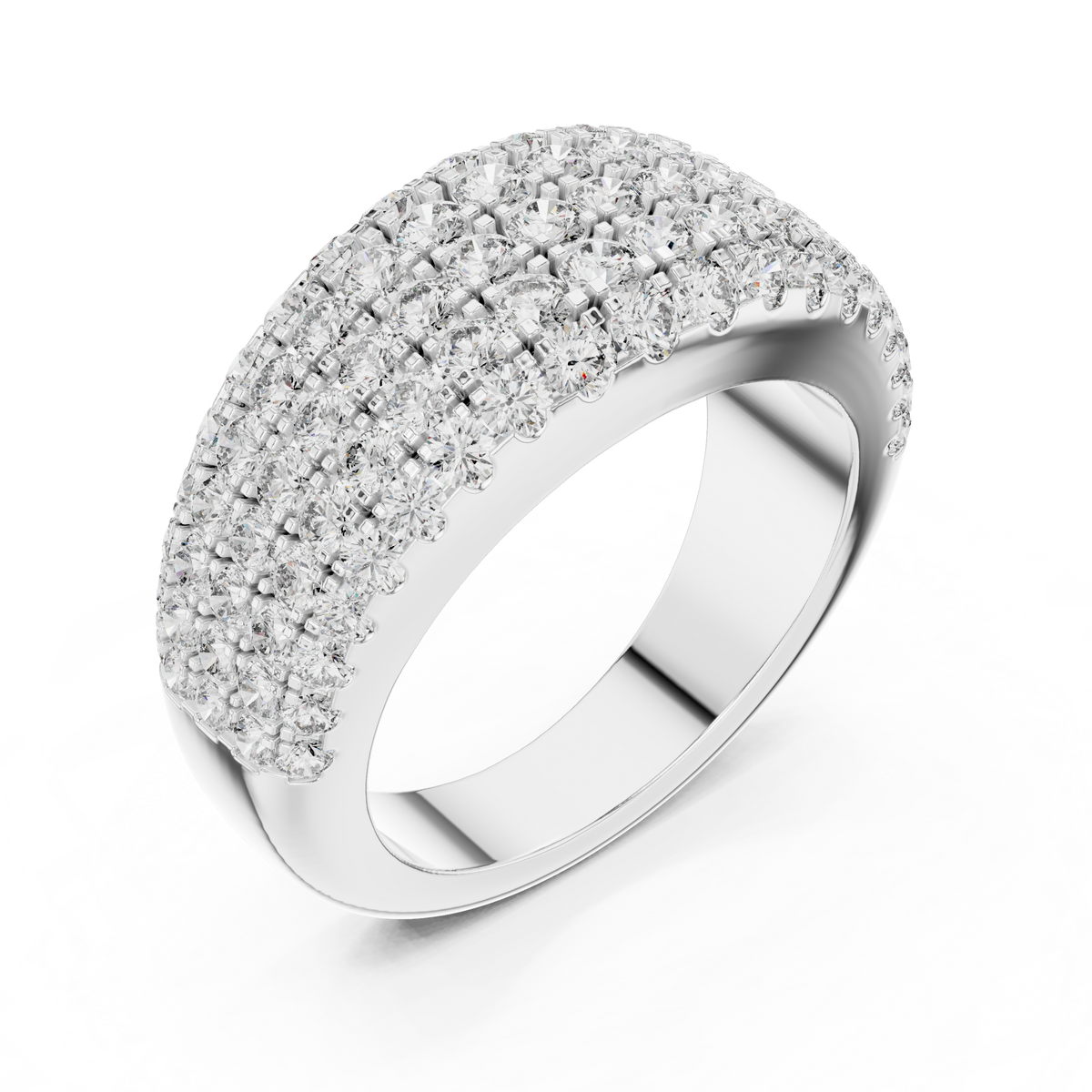 Aurelia Luxe Multi-Row Lab Grown Diamond Bangle