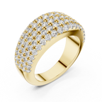 Aurelia Luxe Multi-Row Lab Grown Diamond Bangle
