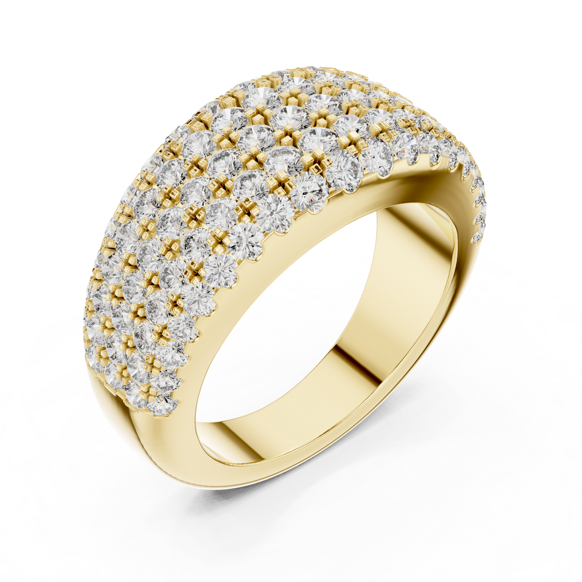 Aurelia Luxe Multi-Row Lab Grown Diamond Bangle