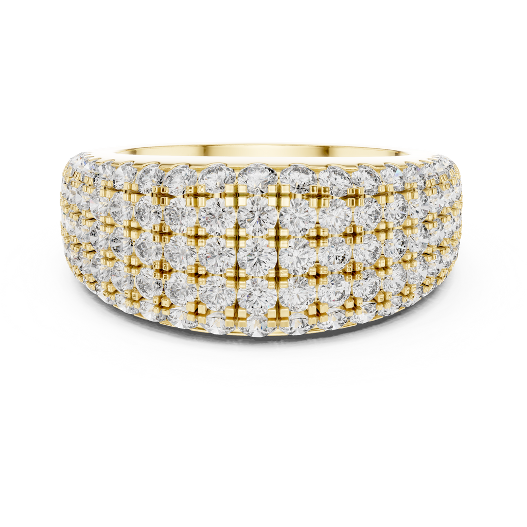 Aurelia Luxe Multi-Row Lab Grown Diamond Bangle