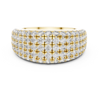 Aurelia Luxe Multi-Row Lab Grown Diamond Bangle