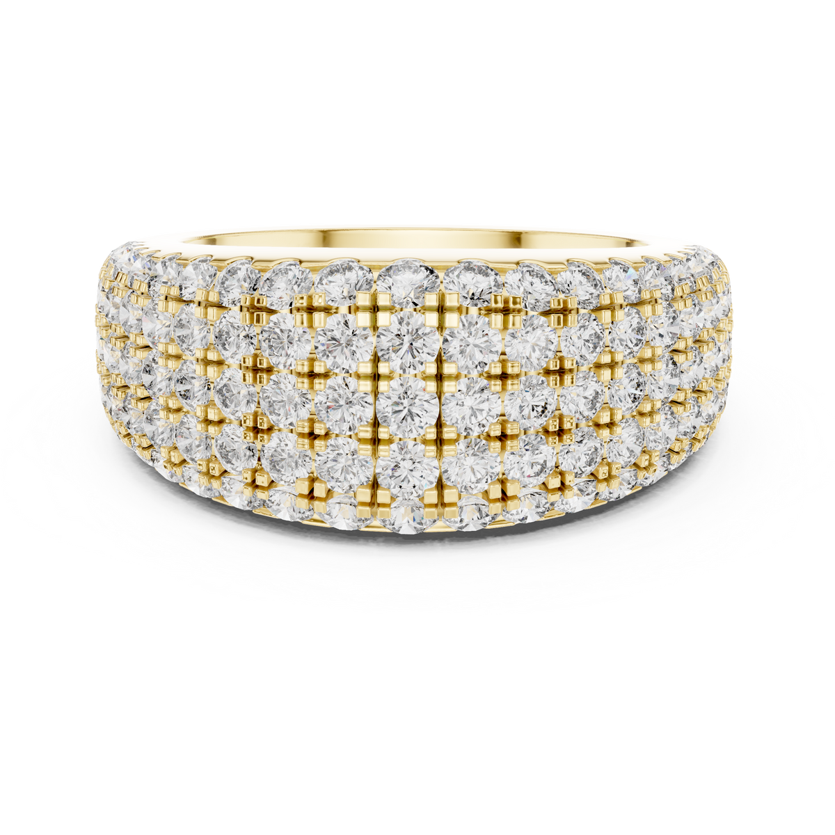 Aurelia Luxe Multi-Row Lab Grown Diamond Bangle