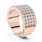 Seraphina Radiance Multi-Row Lab Grown Diamond Bangle