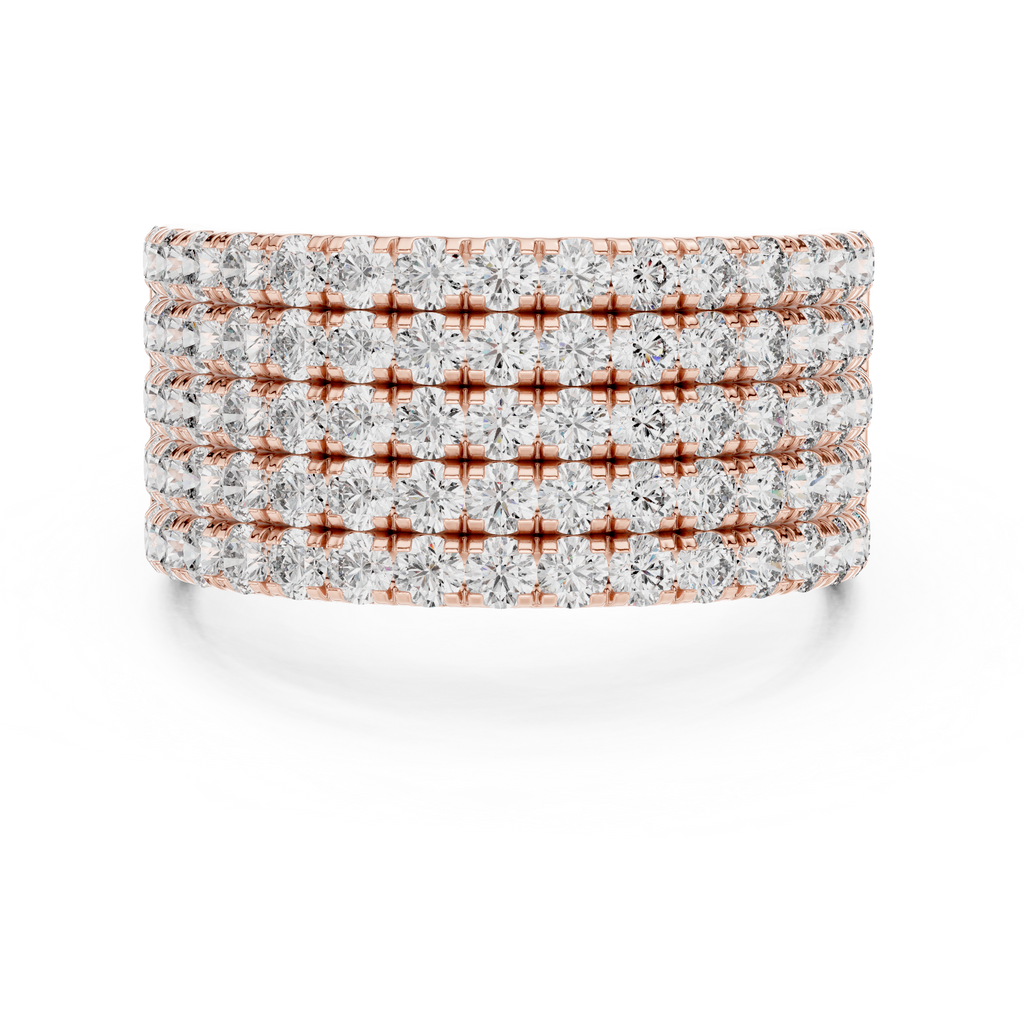 Seraphina Radiance Multi-Row Lab Grown Diamond Bangle