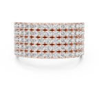 Seraphina Radiance Multi-Row Lab Grown Diamond Bangle