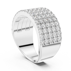 Seraphina Radiance Multi-Row Lab Grown Diamond Bangle