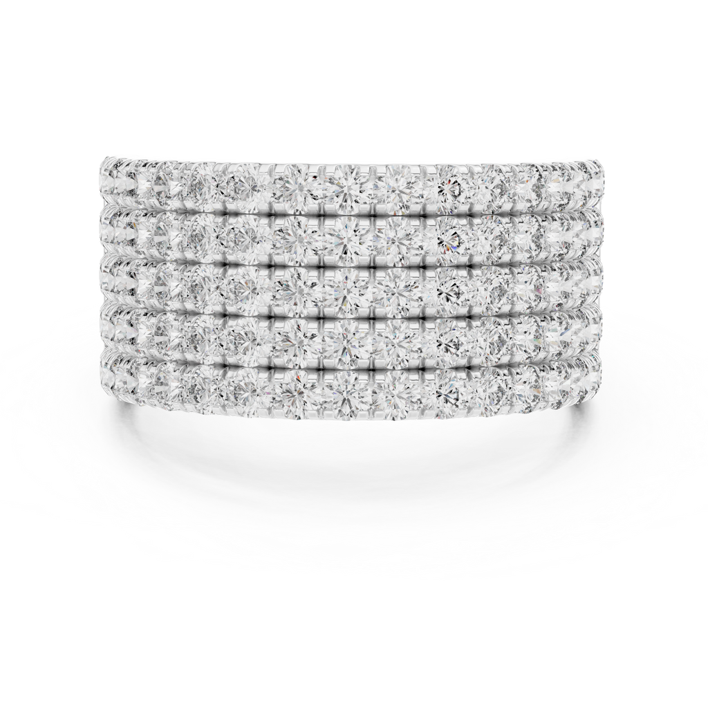 Seraphina Radiance Multi-Row Lab Grown Diamond Bangle