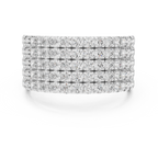 Seraphina Radiance Multi-Row Lab Grown Diamond Bangle