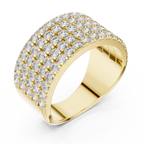 Seraphina Radiance Multi-Row Lab Grown Diamond Bangle