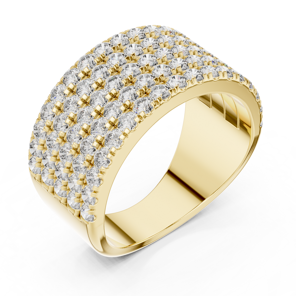 Seraphina Radiance Multi-Row Lab Grown Diamond Bangle
