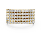 Seraphina Radiance Multi-Row Lab Grown Diamond Bangle