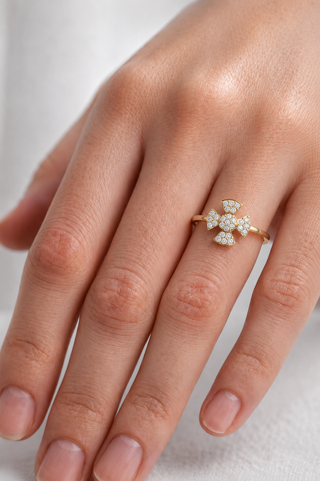 Florenza Floral Lab Grown Diamond Ring