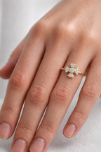 Florenza Floral Lab Grown Diamond Ring