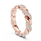 Coralisse Twisted Pavé Lab Grown Diamond Band Ring