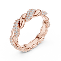 Coralisse Twisted Pavé Lab Grown Diamond Band Ring