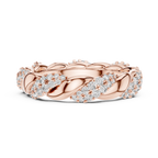 Coralisse Twisted Pavé Lab Grown Diamond Band Ring