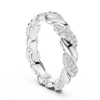 Coralisse Twisted Pavé Lab Grown Diamond Band Ring