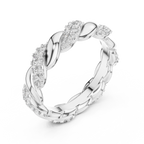 Coralisse Twisted Pavé Lab Grown Diamond Band Ring