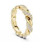 Coralisse Twisted Pavé Lab Grown Diamond Band Ring