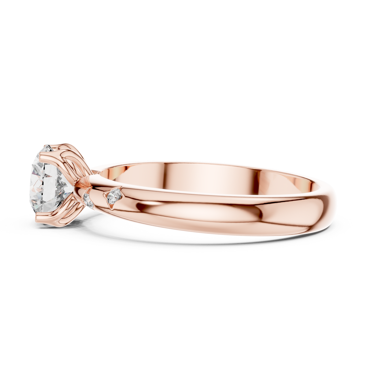 Elaraine Cushion-Cut Lab Grown Diamond Solitaire Ring