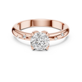 Elaraine Cushion-Cut Lab Grown Diamond Solitaire Ring