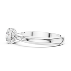 Elaraine Cushion-Cut Lab Grown Diamond Solitaire Ring