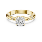 Elaraine Cushion-Cut Lab Grown Diamond Solitaire Ring