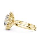 Seraphielle Oval Halo Lab Grown Diamond Engagement Ring