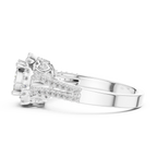 Evelisse Royale Round Halo Lab Grown Diamond Ring.
