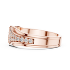 Celestine Wave Pavé Lab Grown Diamond Ring