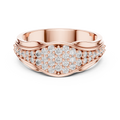 Celestine Wave Pavé Lab Grown Diamond Ring