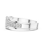Celestine Wave Pavé Lab Grown Diamond Ring