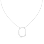 Elara U-Shaped Open Pendant Lab Grown Diamond Necklace