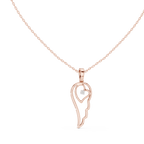 Seraphine Keyhole Heart Lab Grown Diamond Pendant Necklace