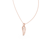 Seraphine Keyhole Heart Lab Grown Diamond Pendant Necklace