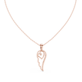 Seraphine Keyhole Heart Lab Grown Diamond Pendant Necklace